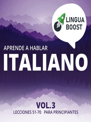 cover image of Aprende a hablar italiano Volume 3